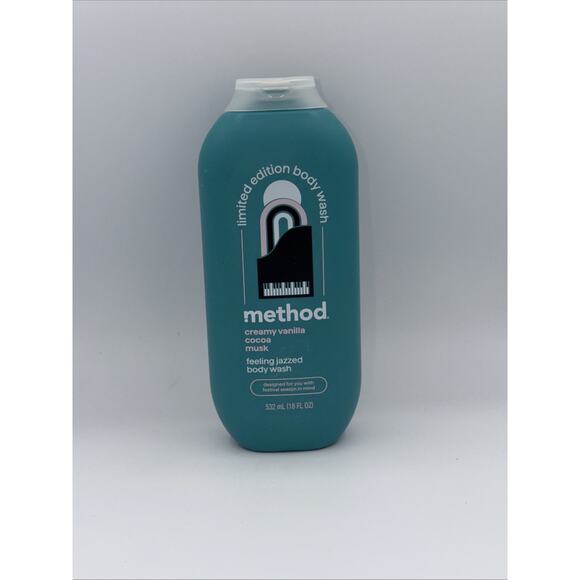 Method Limited Edition Body Wash, Feeling Jazzed, Vanilla, Cocoa, and Musk, 18Oz - Picture 1 of 3